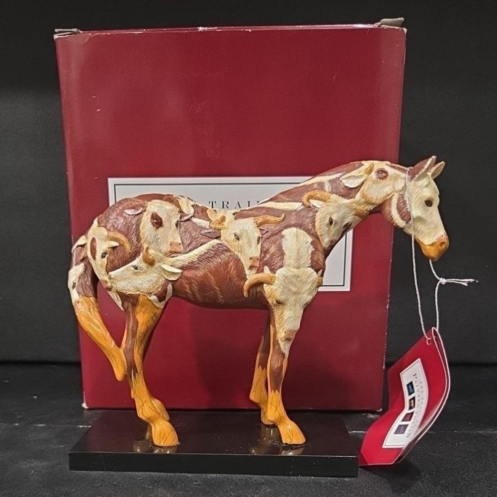 Trail of Painted Ponies CowPony Figurine, Westland Giftware #1584, 1E/3897, Box - Picture 8 of 15